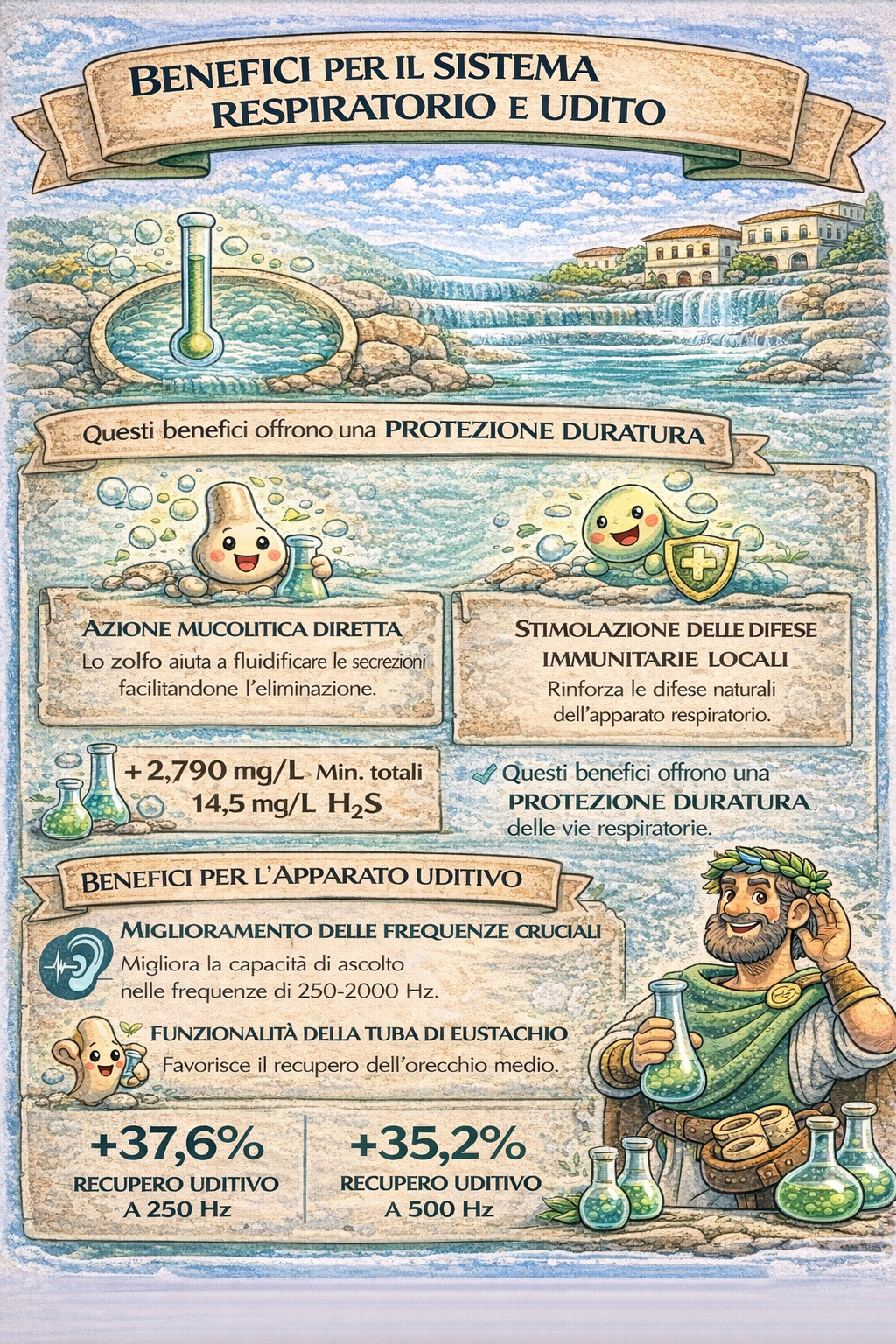 Benefici uditivi e respiratori